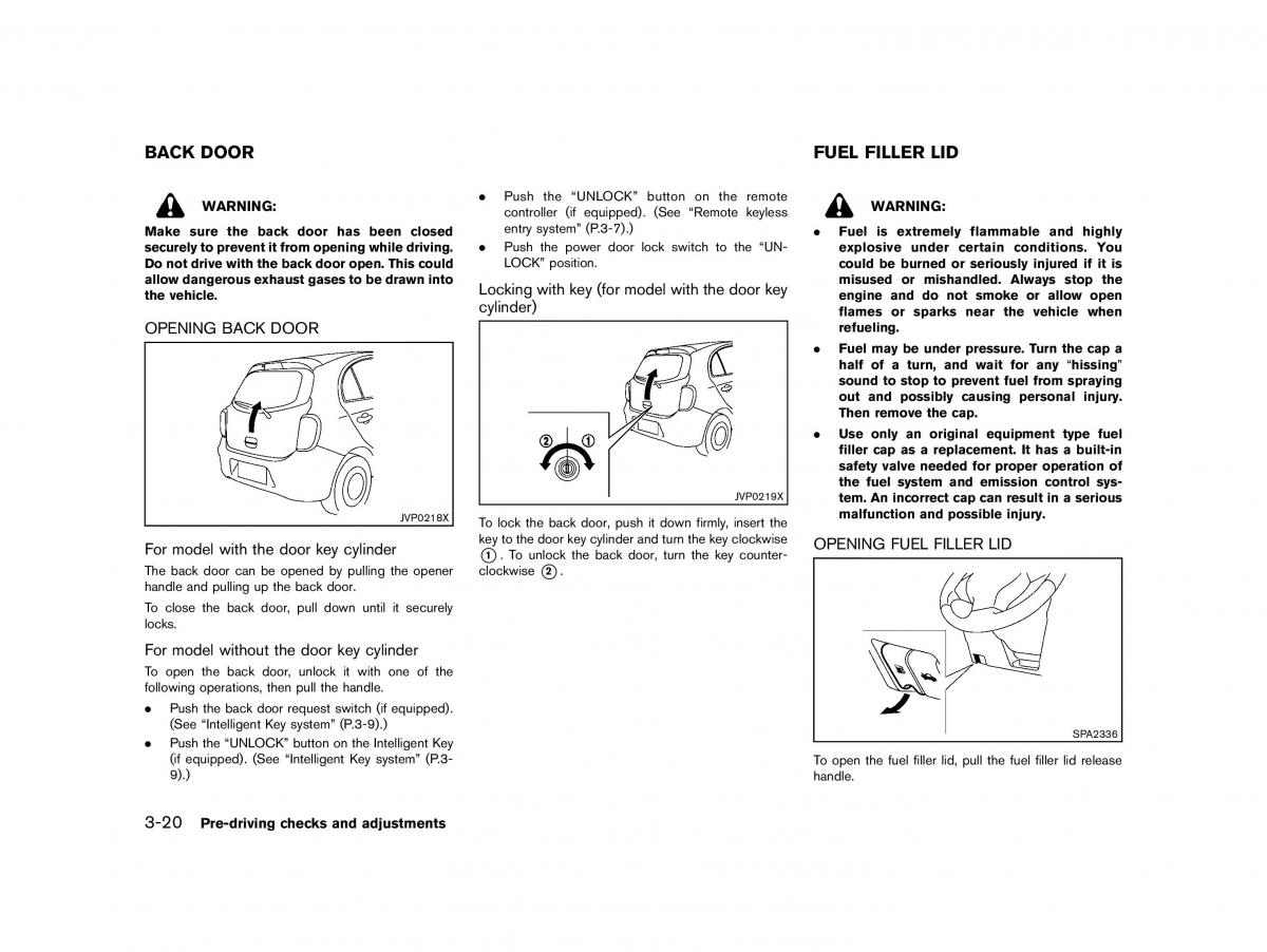 Nissan Micra March K13 owners manual / page 123