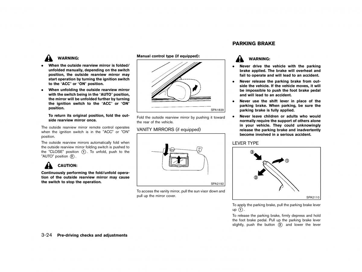 Nissan Micra March K13 owners manual / page 127