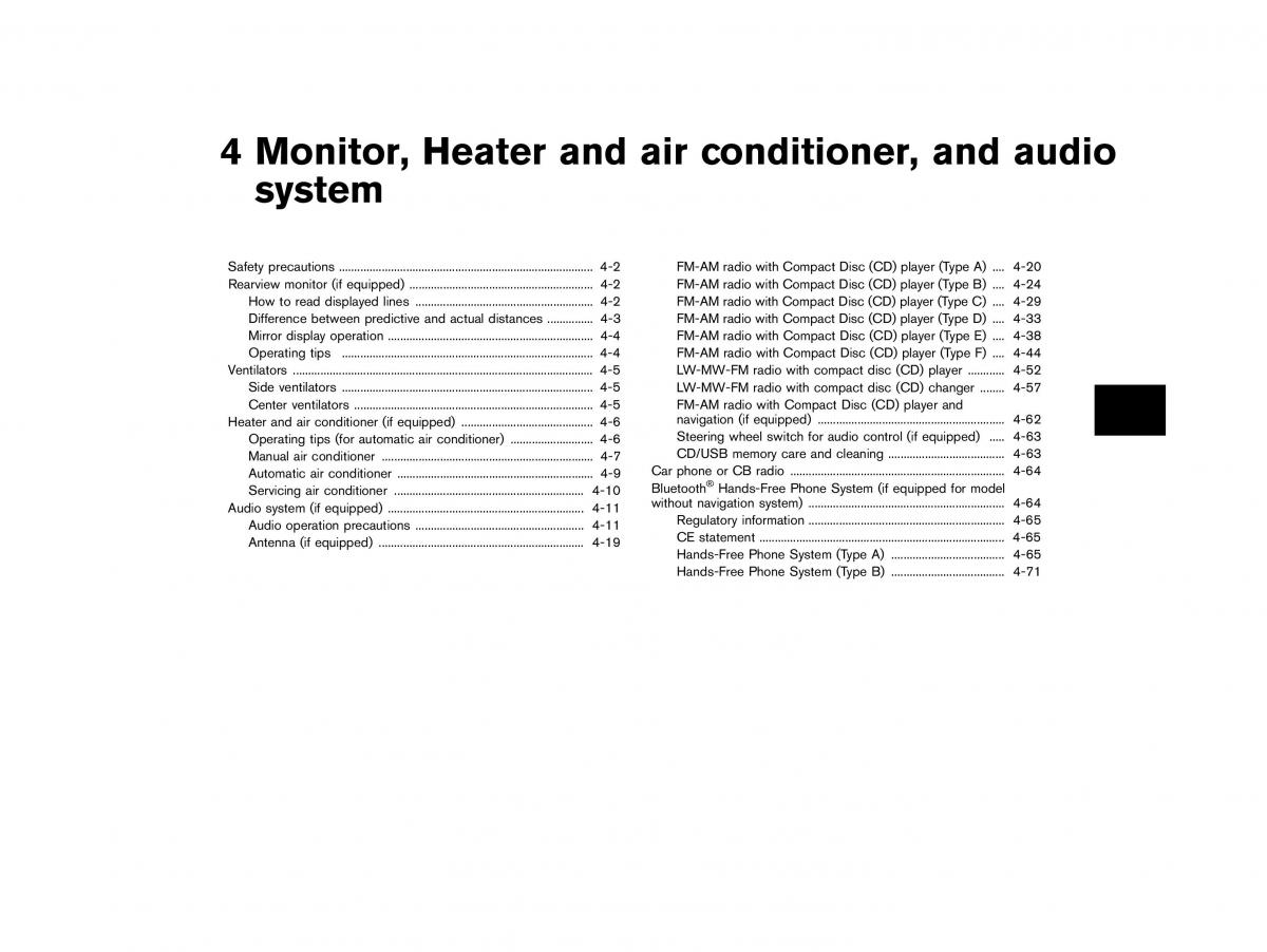 Nissan Micra March K13 owners manual / page 130