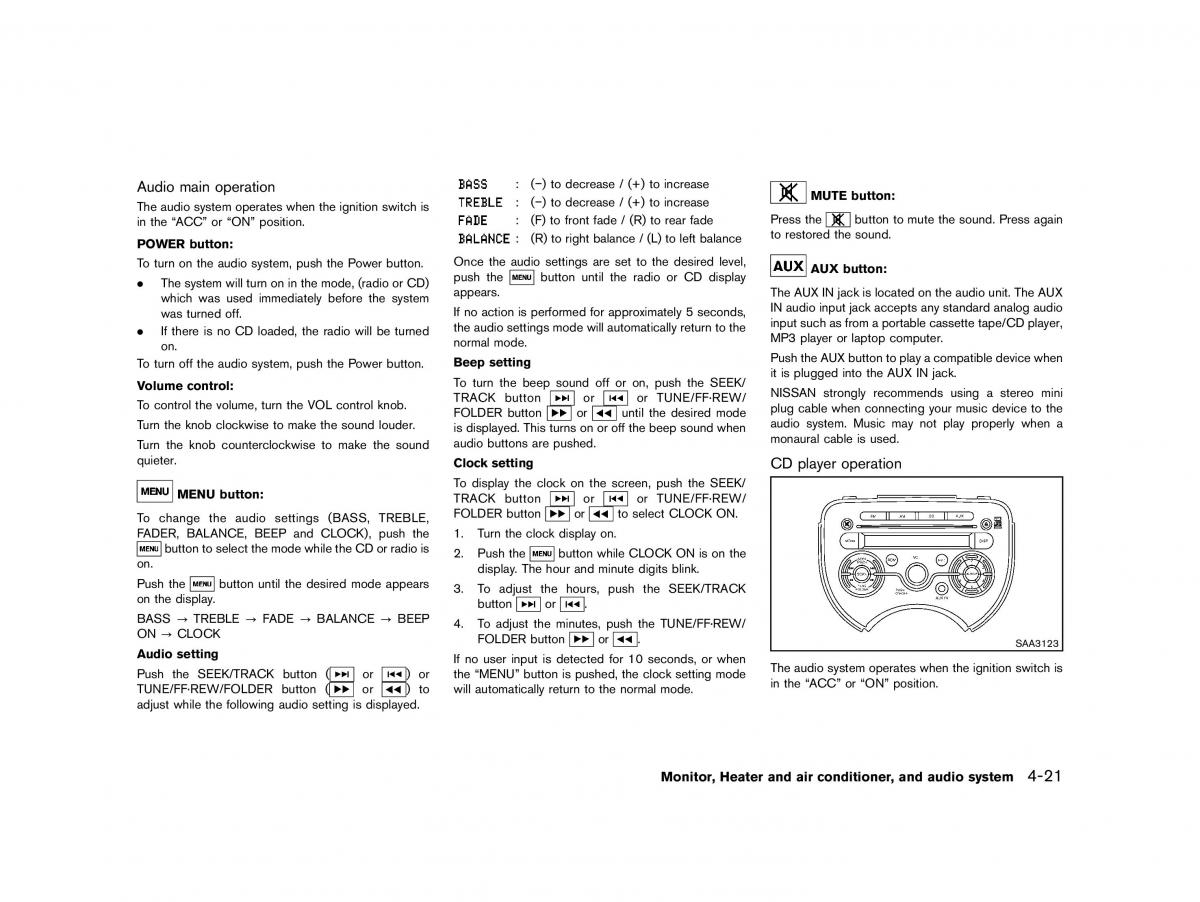 Nissan Micra March K13 owners manual / page 150