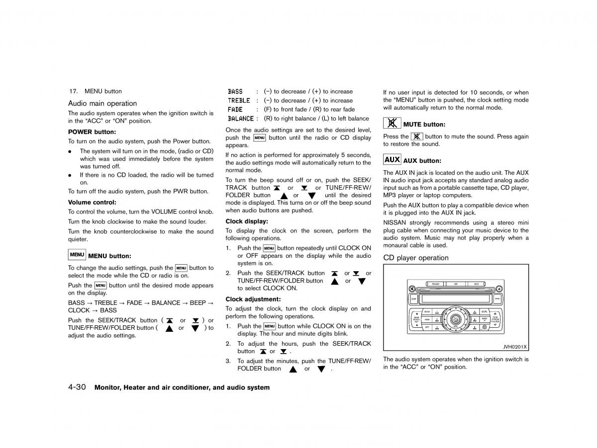 Nissan Micra March K13 owners manual / page 159