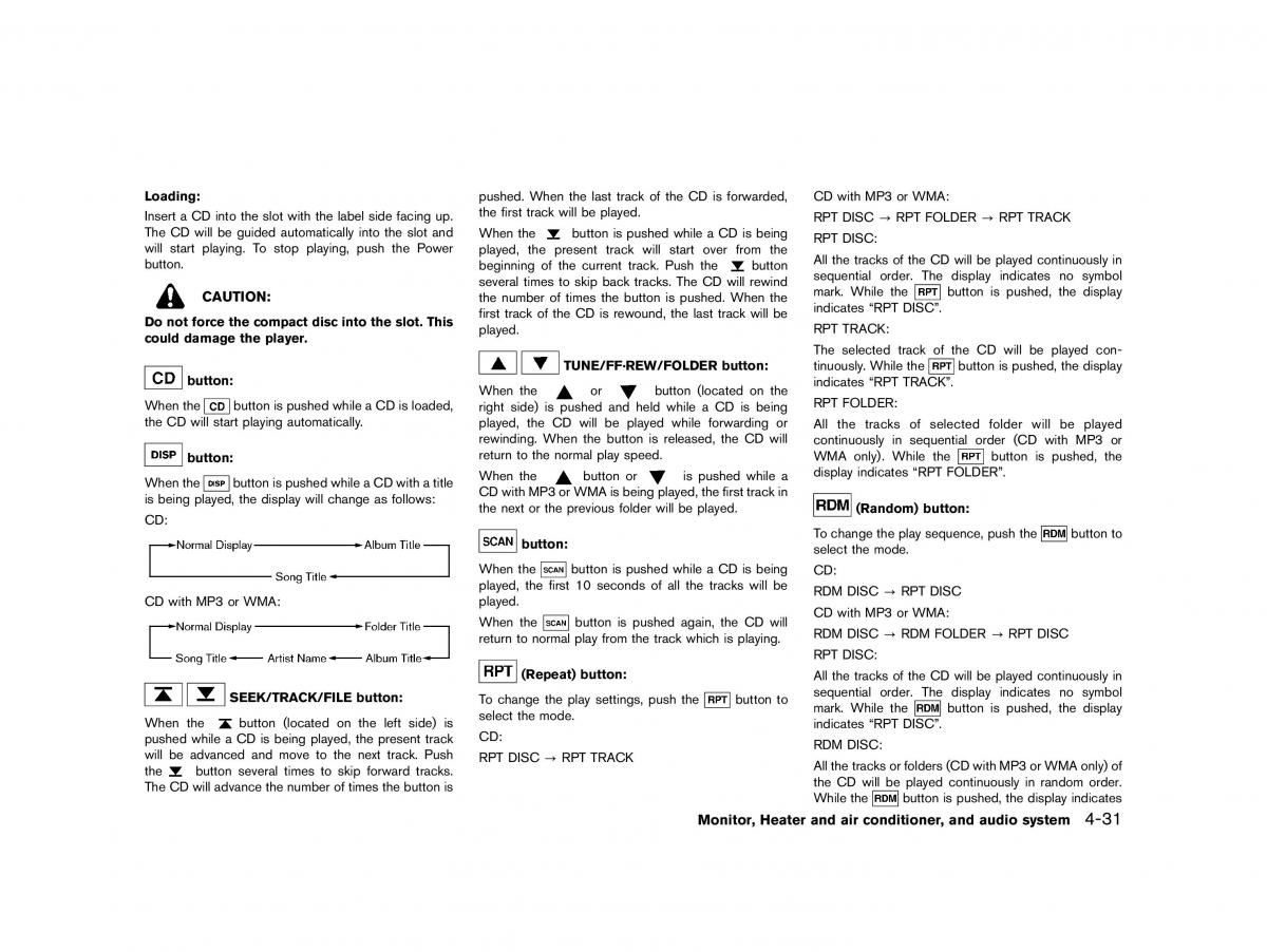 Nissan Micra March K13 owners manual / page 160