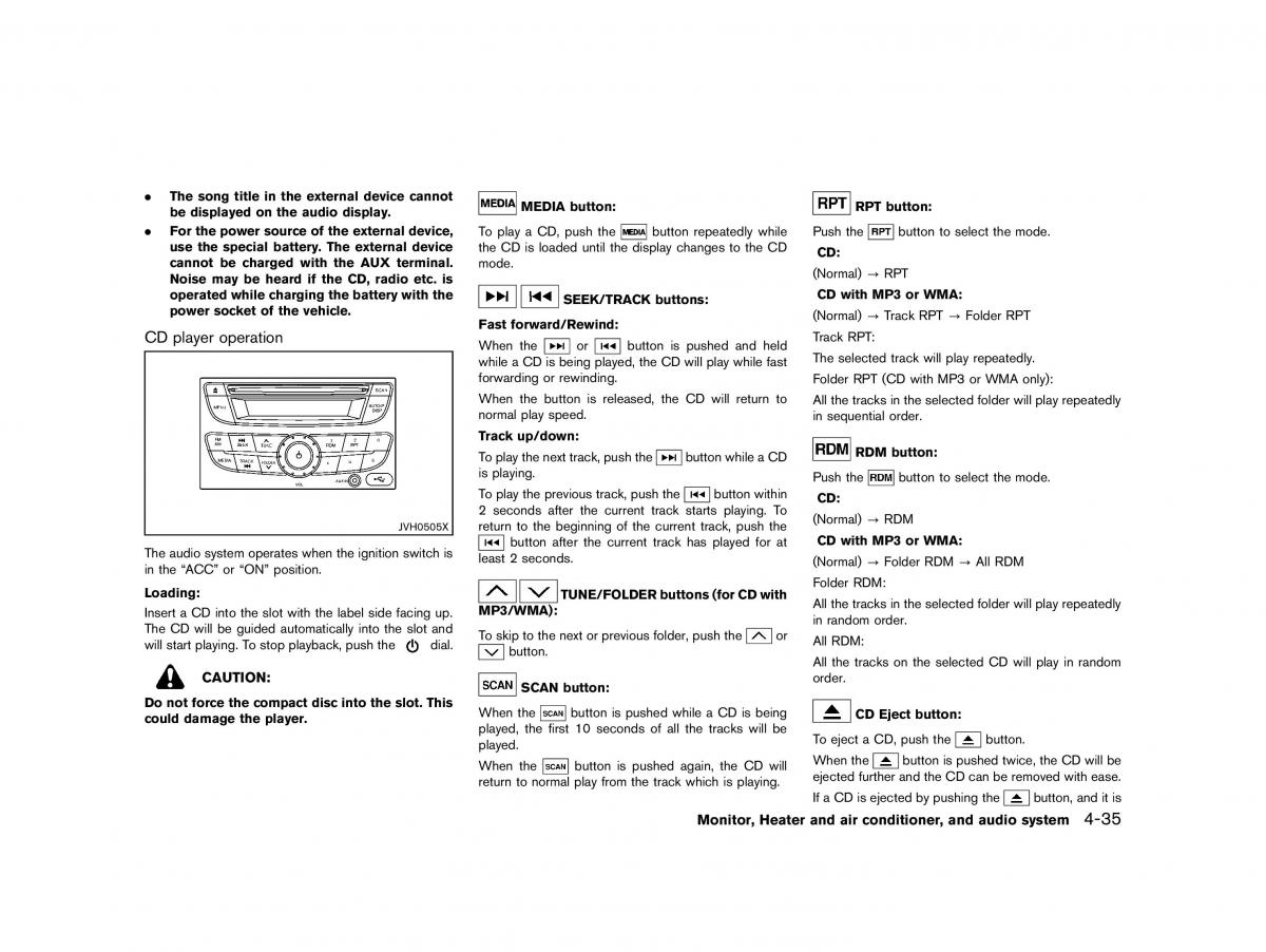 Nissan Micra March K13 owners manual / page 164