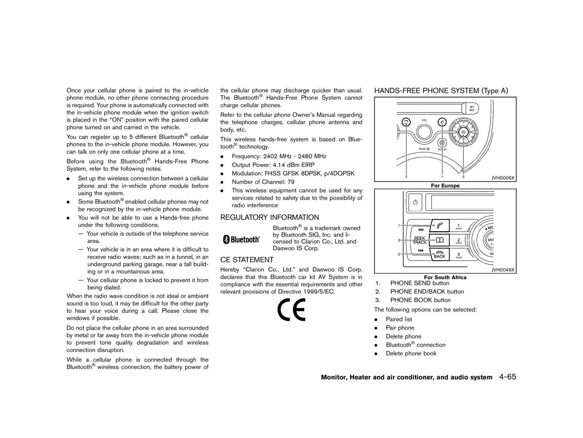 Nissan Micra March K13 owners manual / page 194