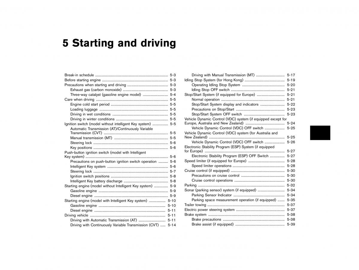 Nissan Micra March K13 owners manual / page 204