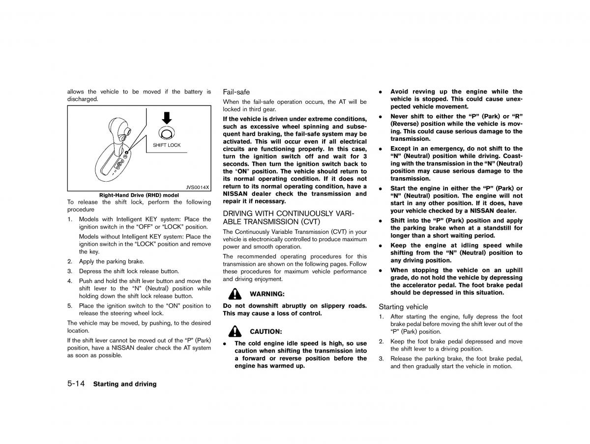 Nissan Micra March K13 owners manual / page 217