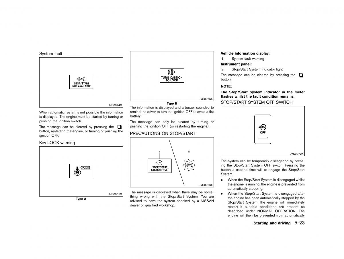 Nissan Micra March K13 owners manual / page 226