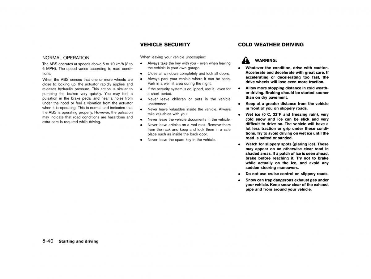 Nissan Micra March K13 owners manual / page 243