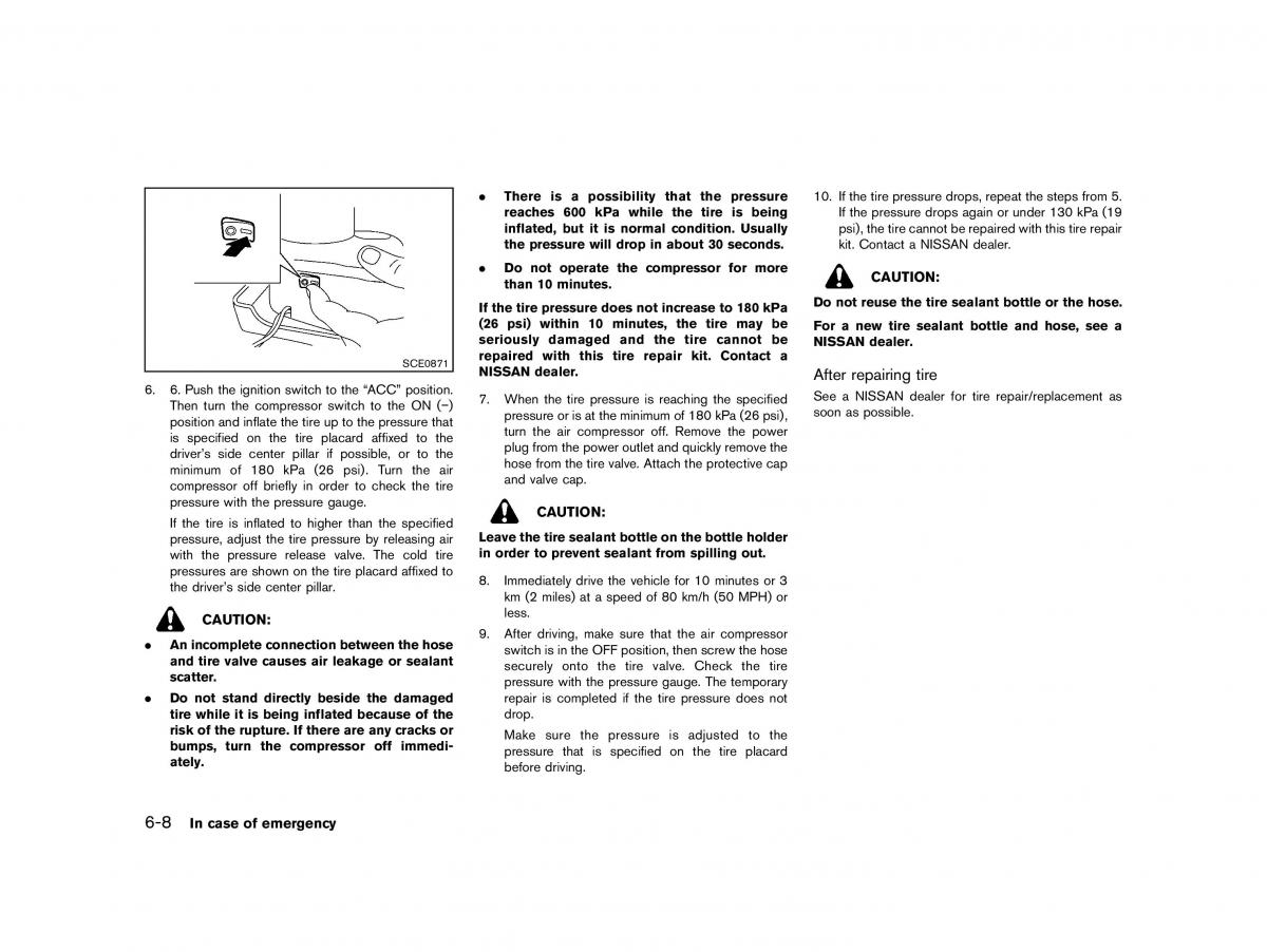 Nissan Micra March K13 owners manual / page 253