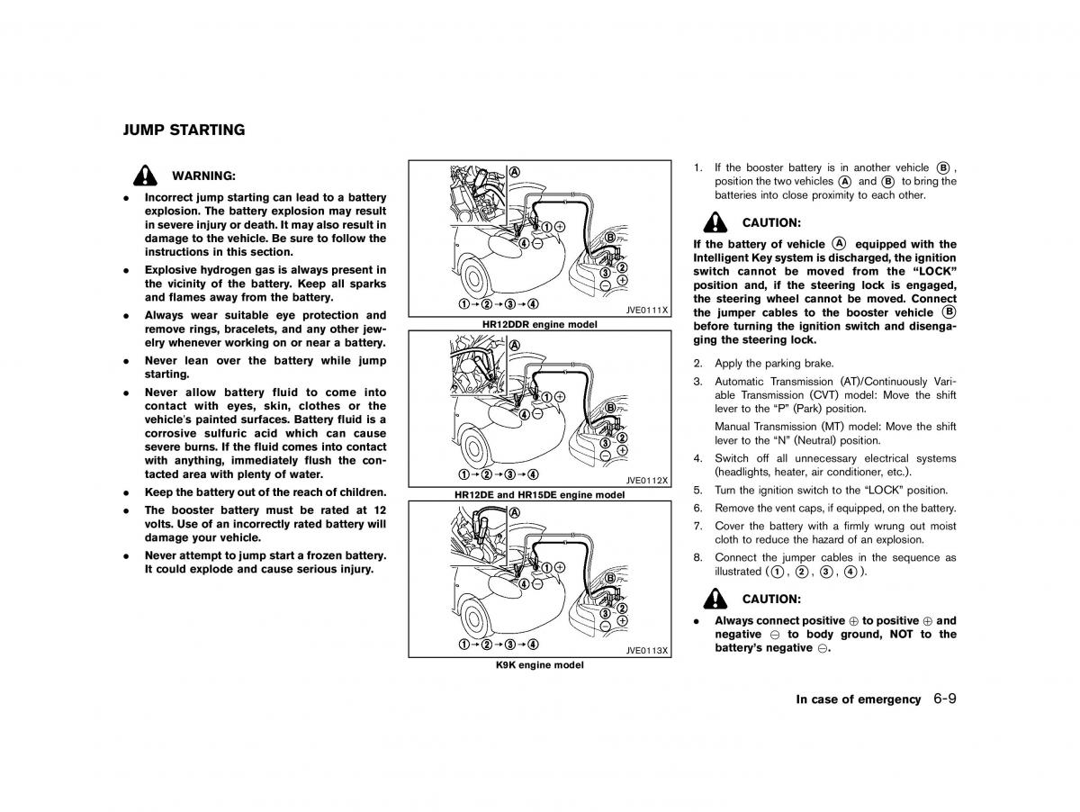 Nissan Micra March K13 owners manual / page 254