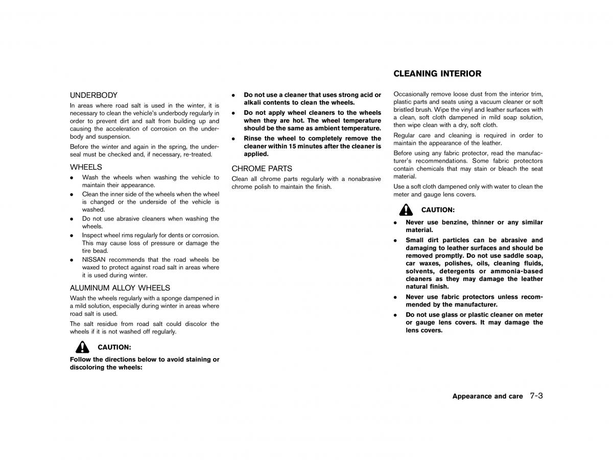 Nissan Micra March K13 owners manual / page 262