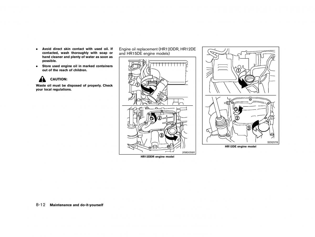 Nissan Micra March K13 owners manual / page 277