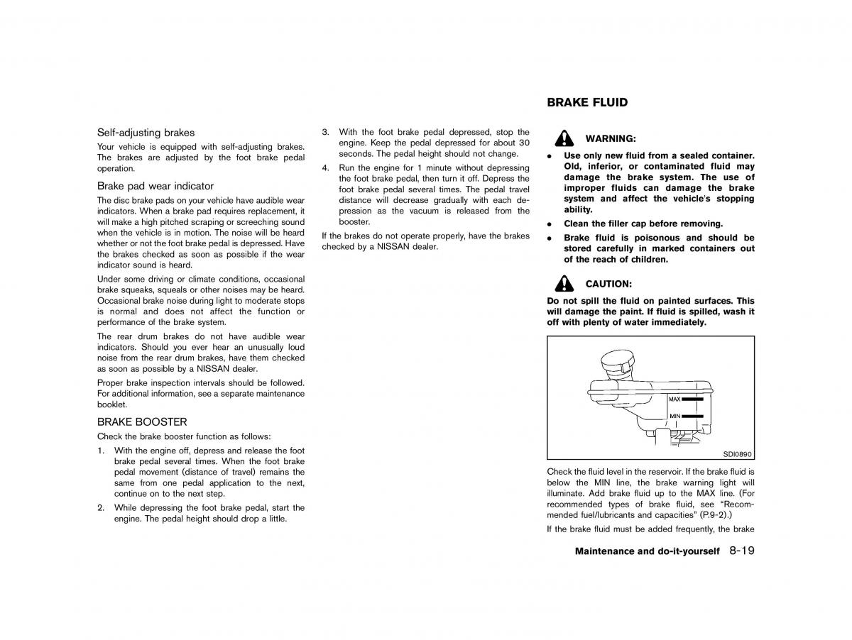 Nissan Micra March K13 owners manual / page 284