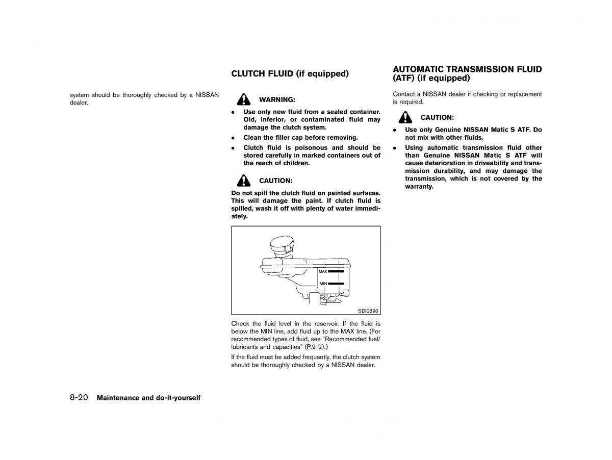 Nissan Micra March K13 owners manual / page 285