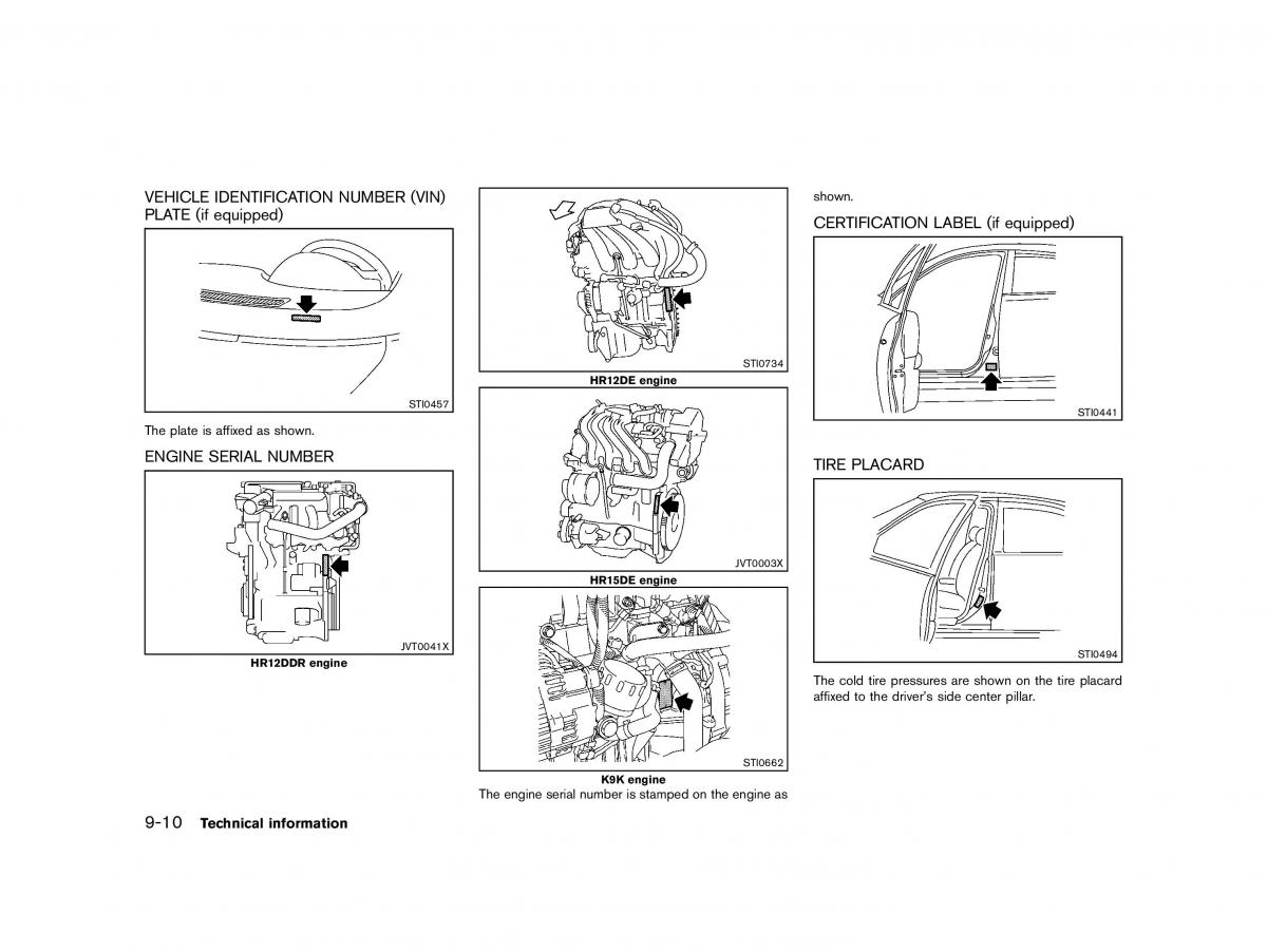 Nissan Micra March K13 owners manual / page 321