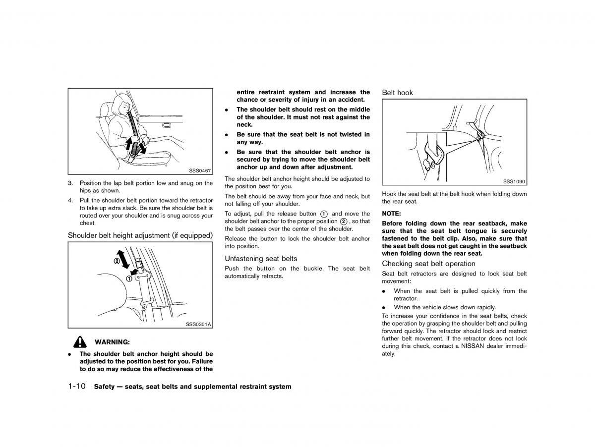 Nissan Micra March K13 owners manual / page 33