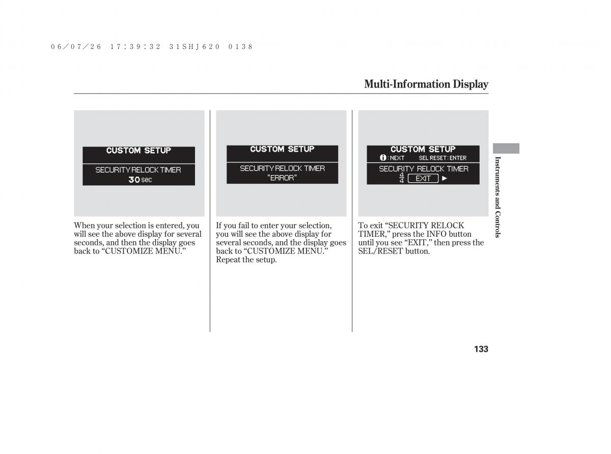 Honda Odyssey III 3 owners manual / page 139