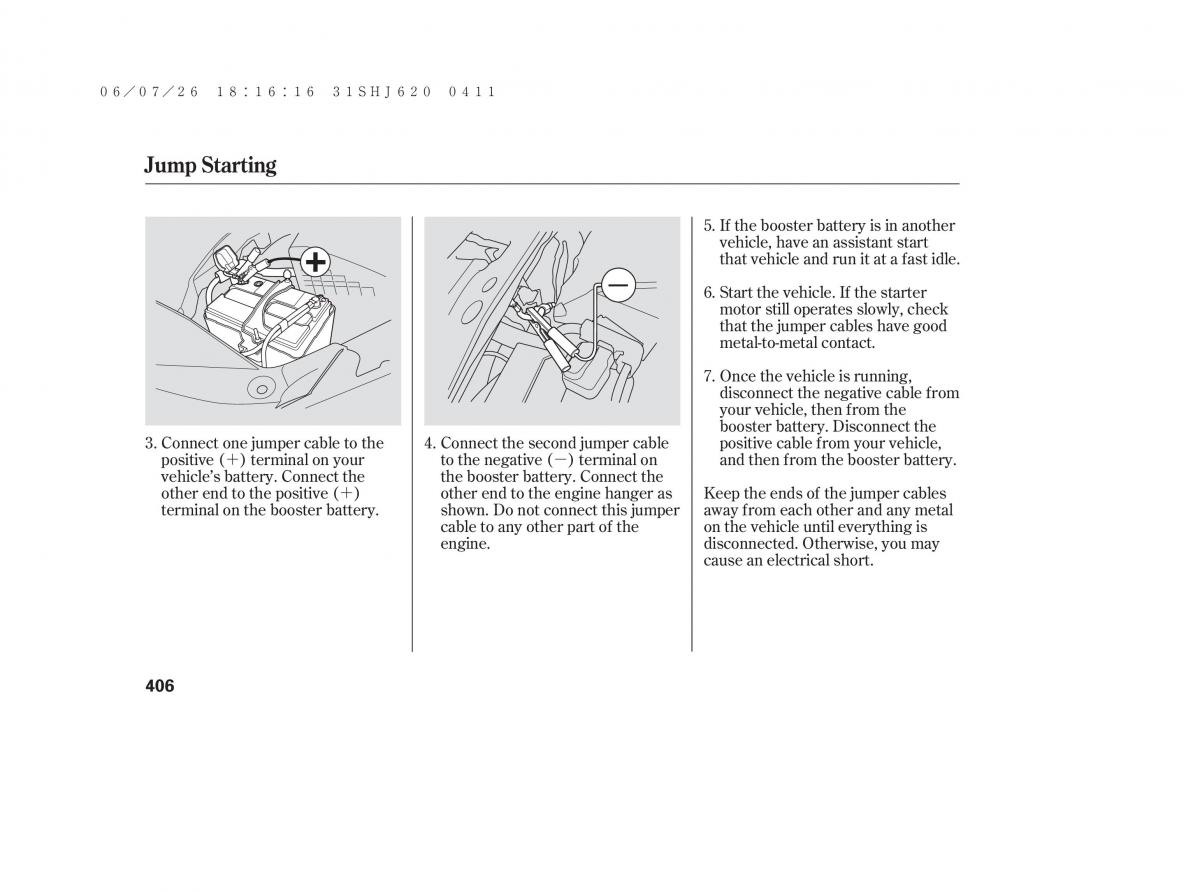 Honda Odyssey III 3 owners manual / page 412