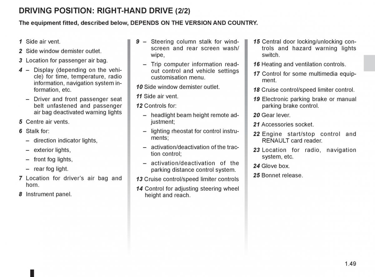 Renault Megane III 3 RS owners manual / page 55