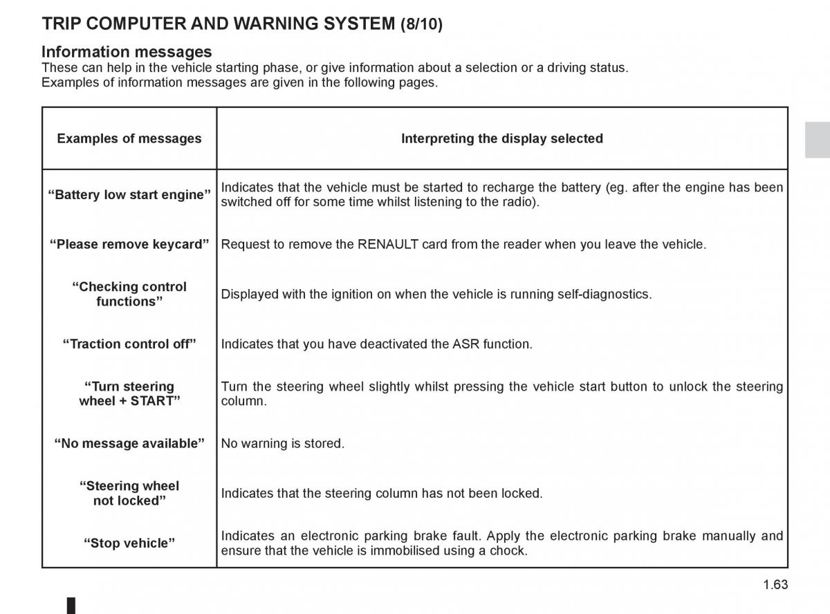 Renault Megane III 3 RS owners manual / page 69