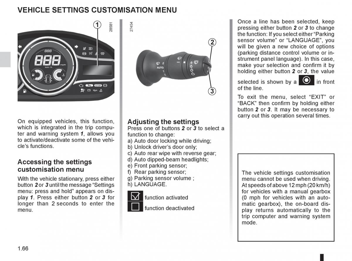 Renault Megane III 3 RS owners manual / page 72