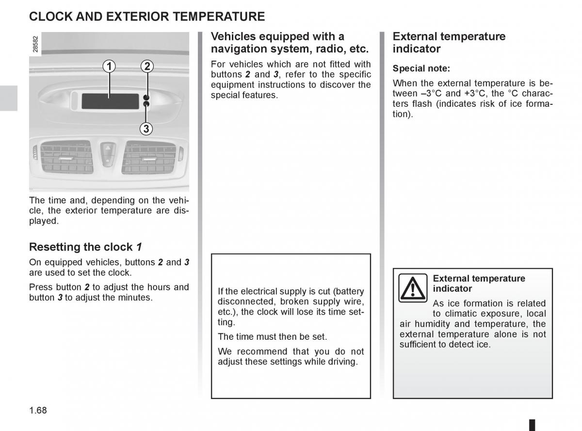 Renault Megane III 3 RS owners manual / page 74