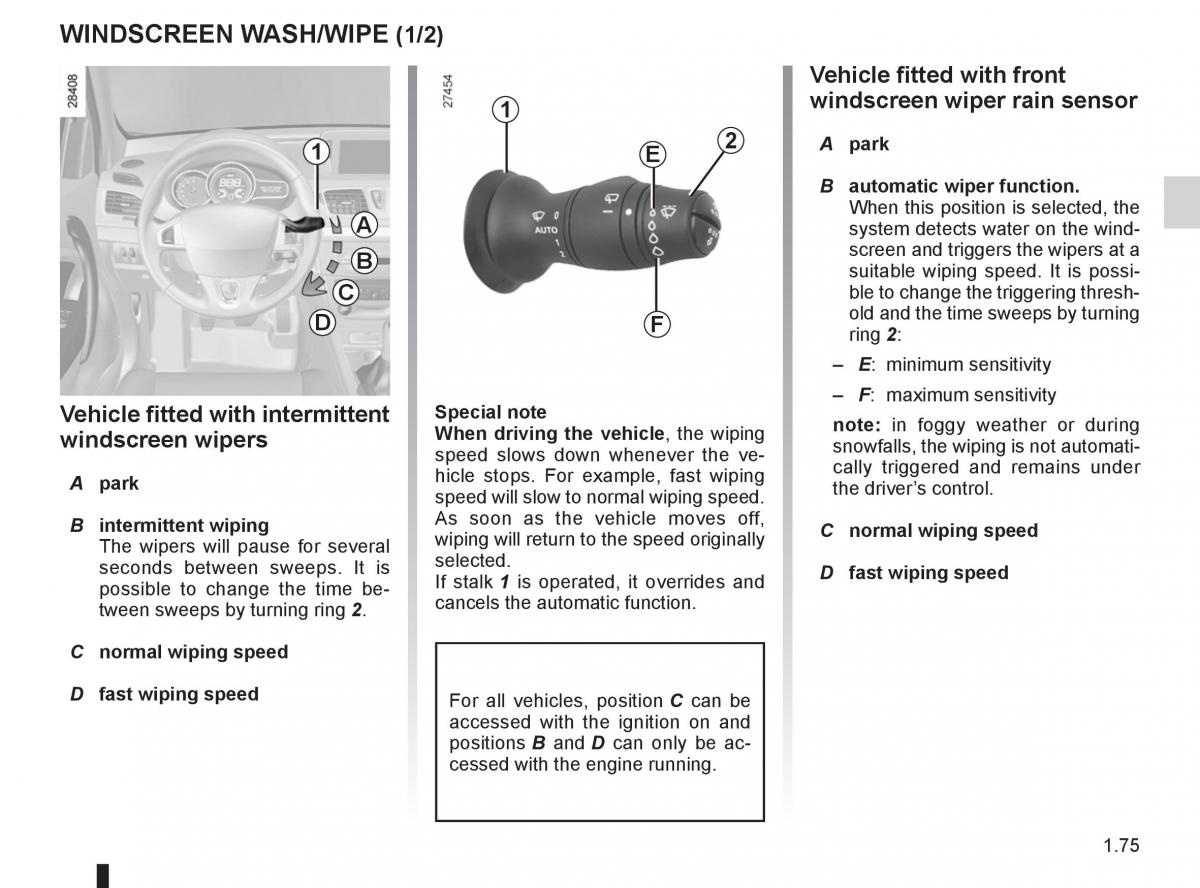 Renault Megane III 3 RS owners manual / page 81