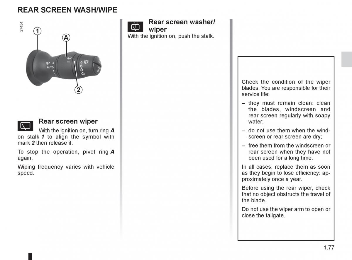 Renault Megane III 3 RS owners manual / page 83