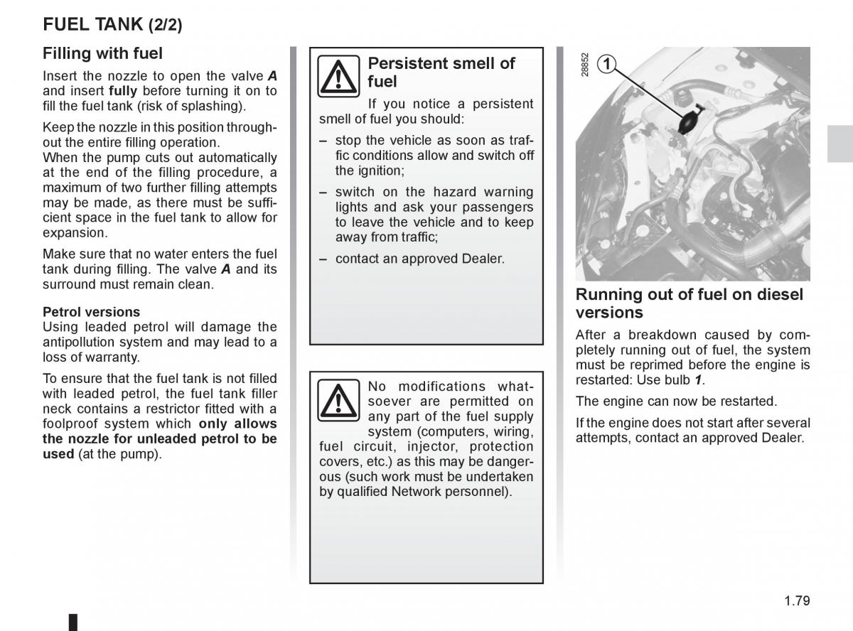 Renault Megane III 3 RS owners manual / page 85