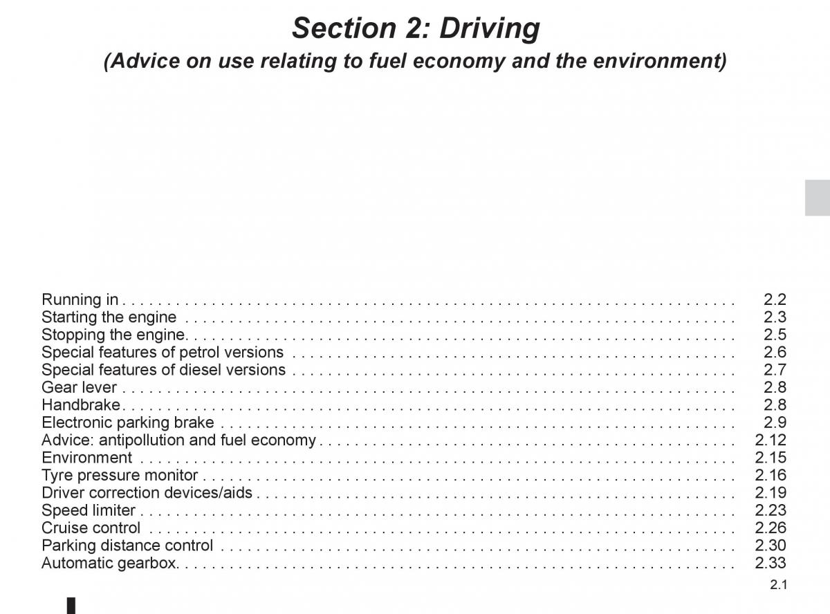 Renault Megane III 3 RS owners manual / page 87