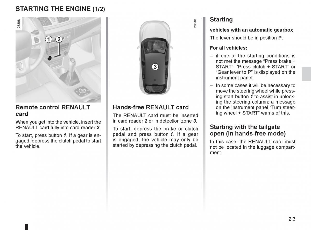 Renault Megane III 3 RS owners manual / page 89