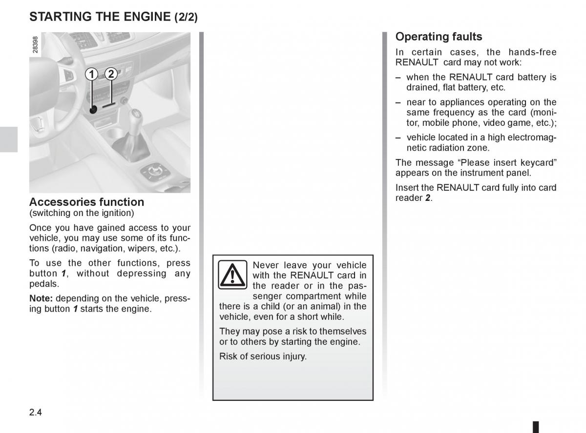 Renault Megane III 3 RS owners manual / page 90