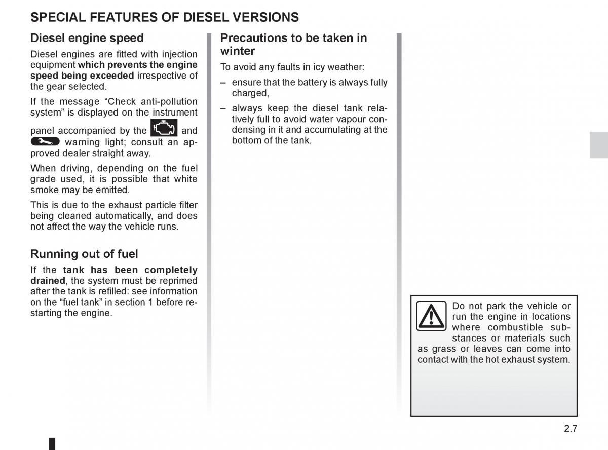 Renault Megane III 3 RS owners manual / page 93