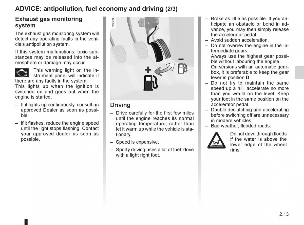 Renault Megane III 3 RS owners manual / page 99