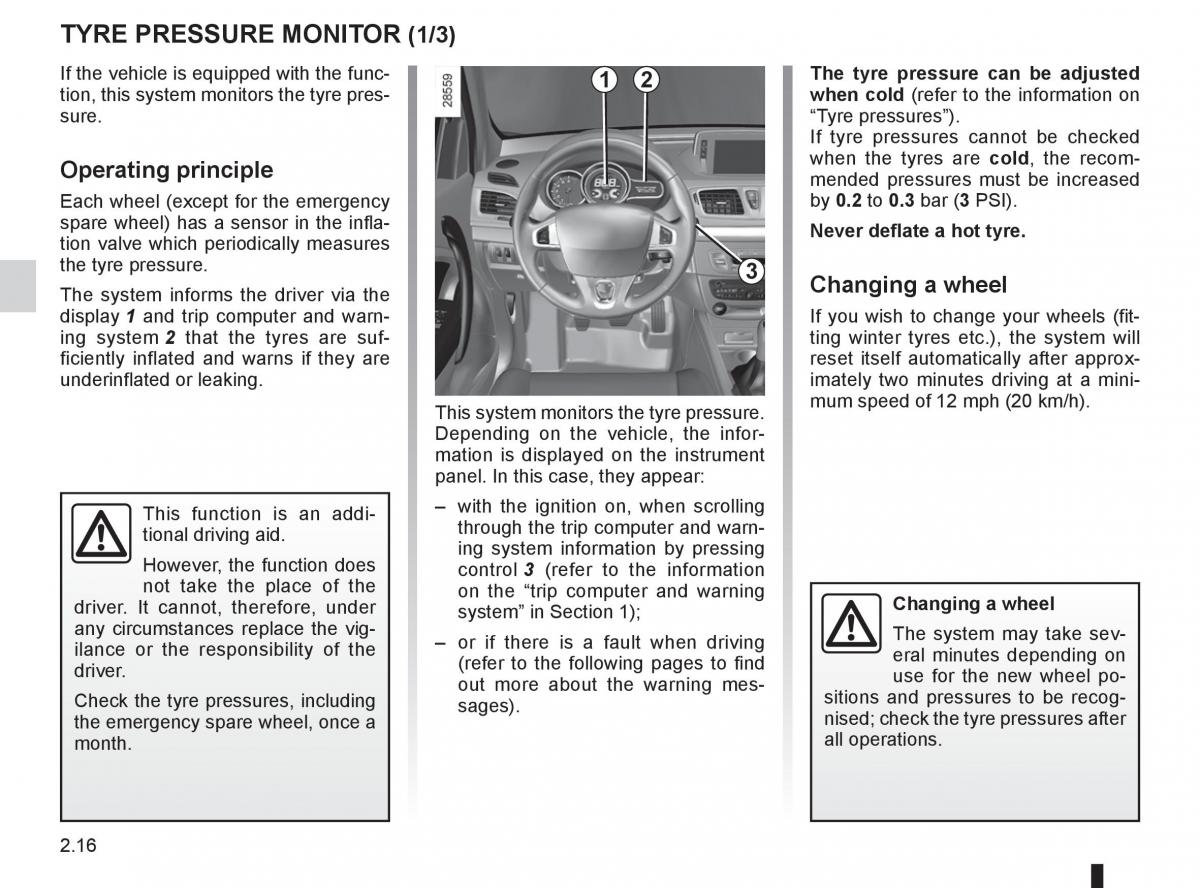 Renault Megane III 3 RS owners manual / page 102