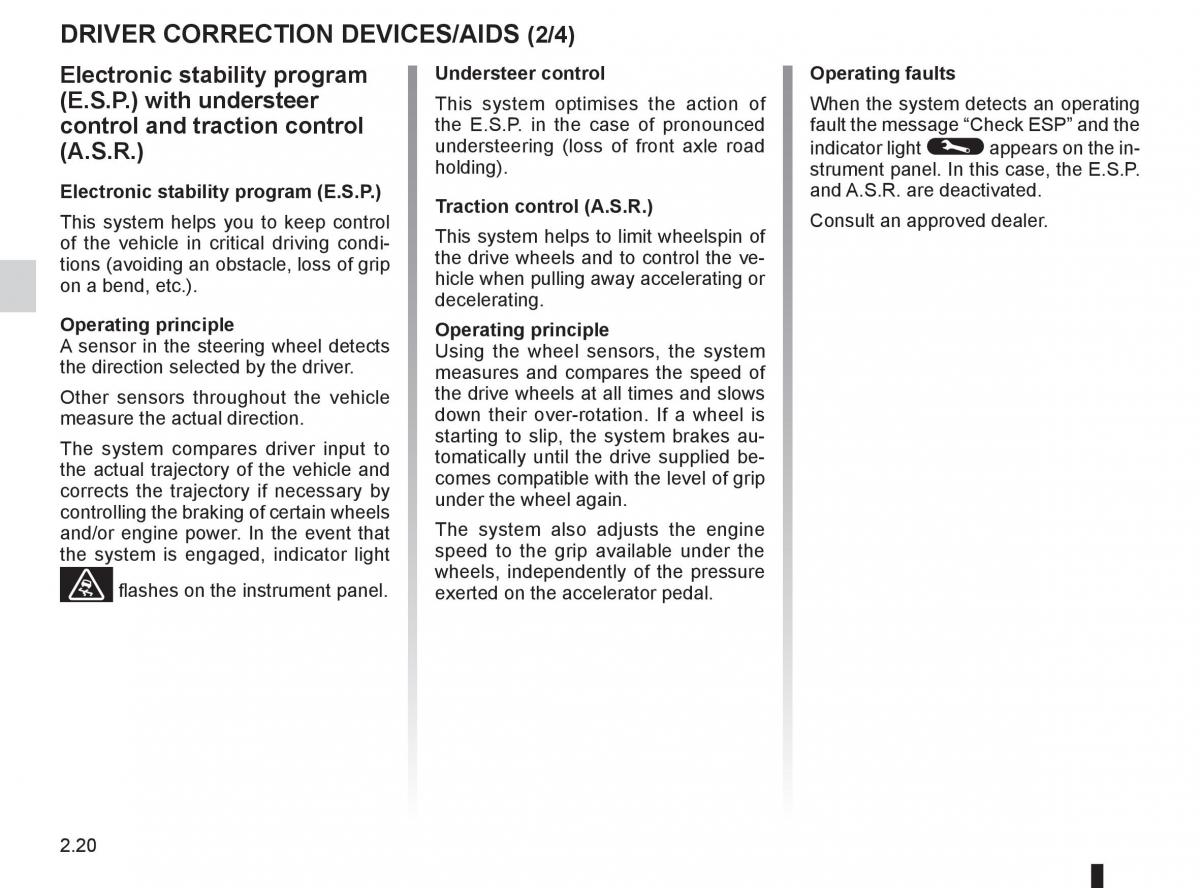 Renault Megane III 3 RS owners manual / page 106