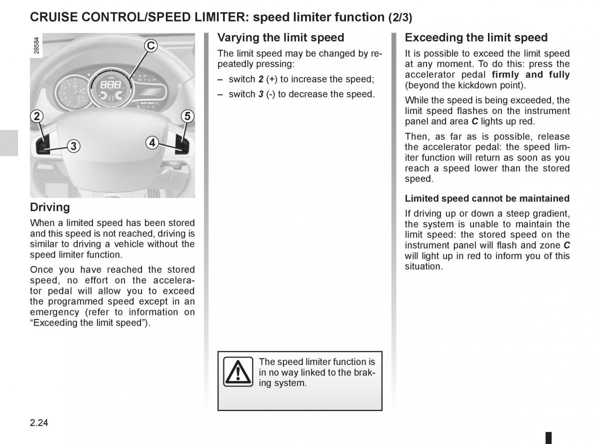 Renault Megane III 3 RS owners manual / page 110