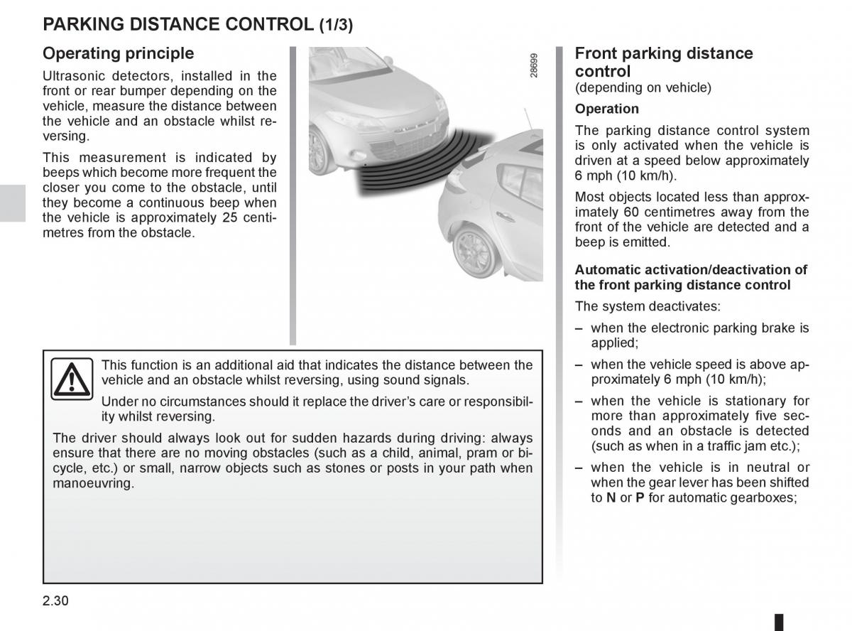 Renault Megane III 3 RS owners manual / page 116