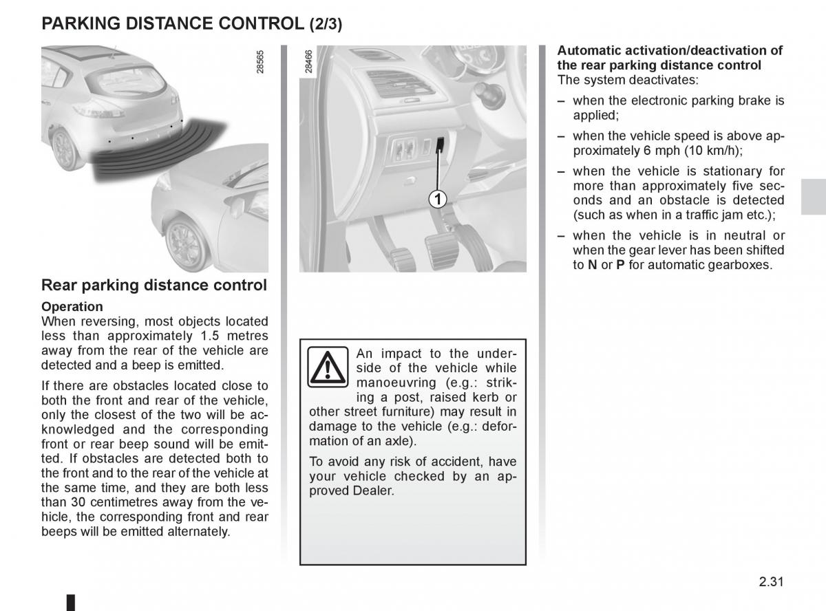 Renault Megane III 3 RS owners manual / page 117