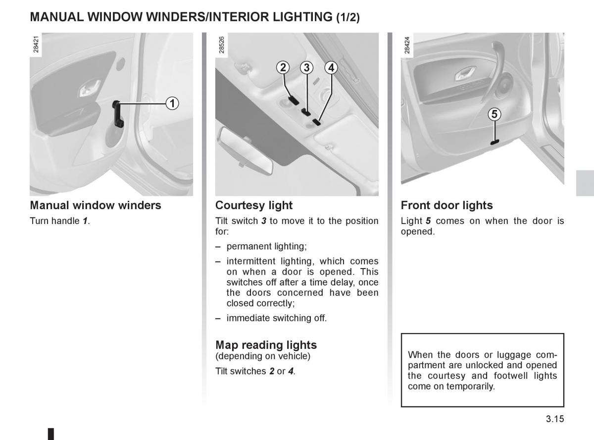 Renault Megane III 3 RS owners manual / page 137