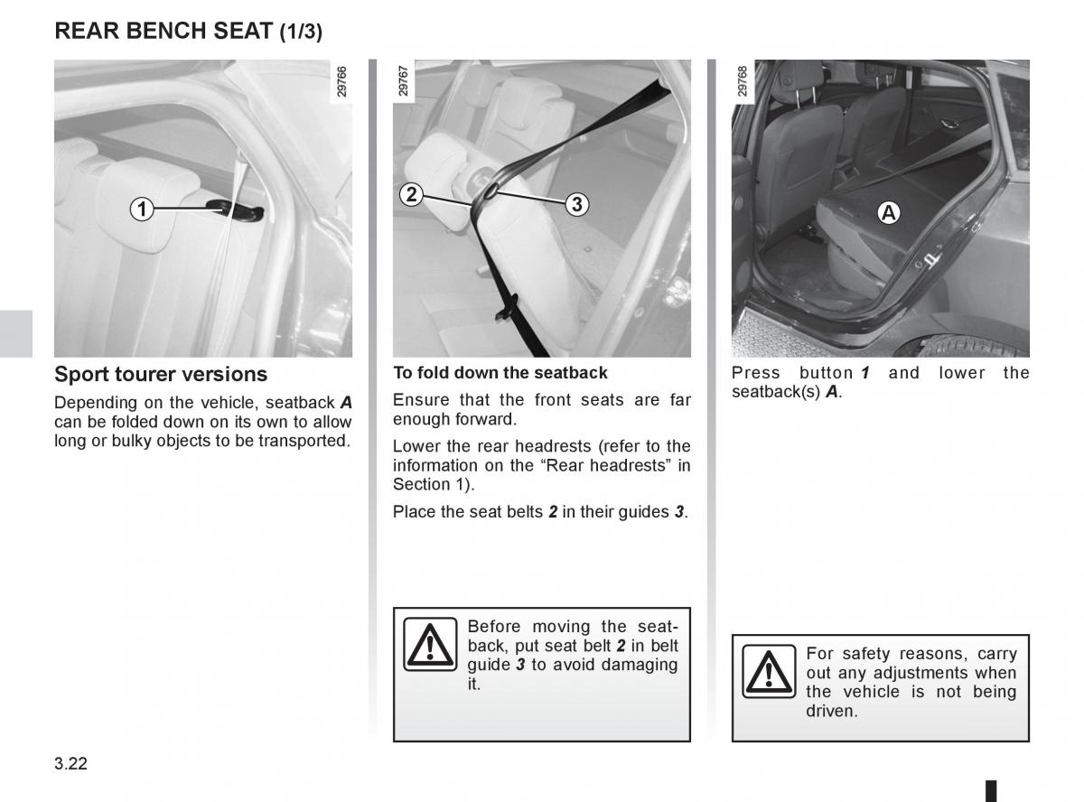 Renault Megane III 3 RS owners manual / page 144