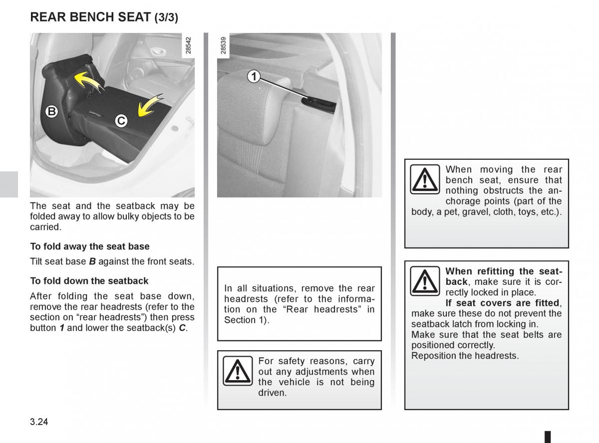 Renault Megane III 3 RS owners manual / page 146