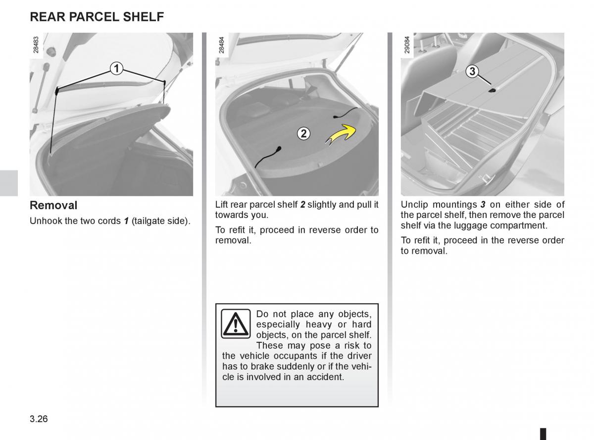 Renault Megane III 3 RS owners manual / page 148