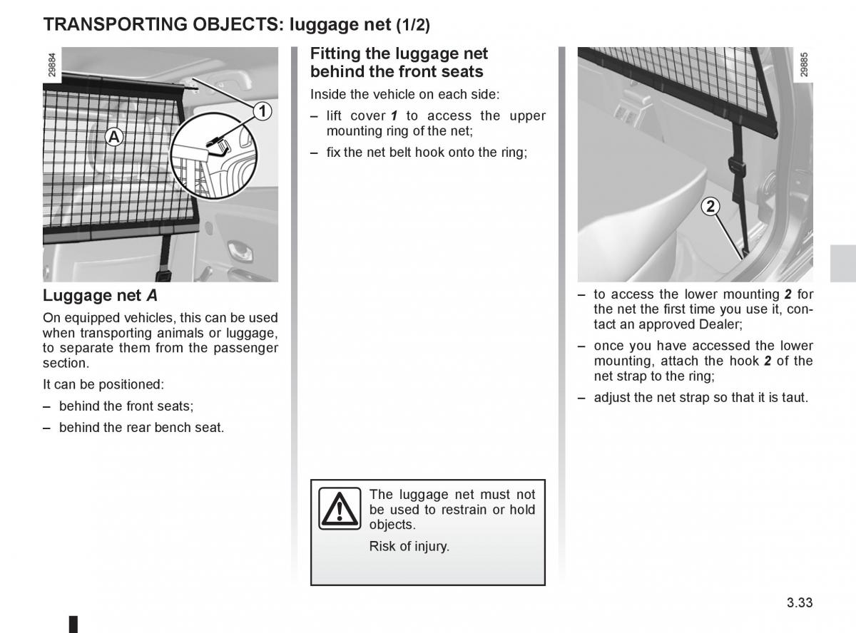 Renault Megane III 3 RS owners manual / page 155