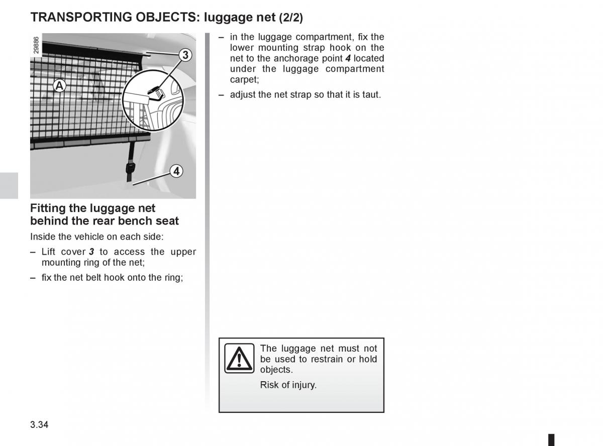 Renault Megane III 3 RS owners manual / page 156