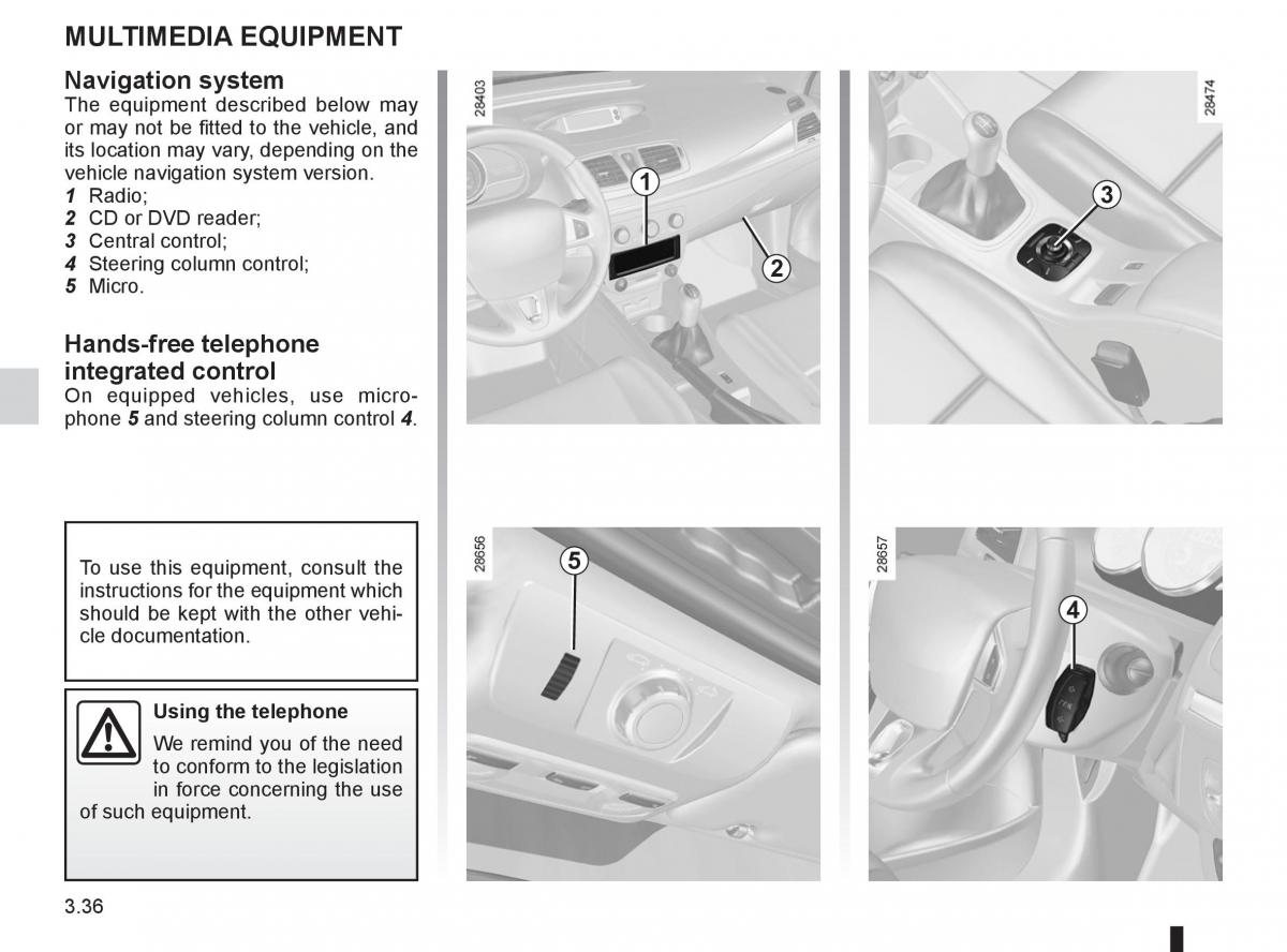 Renault Megane III 3 RS owners manual / page 158