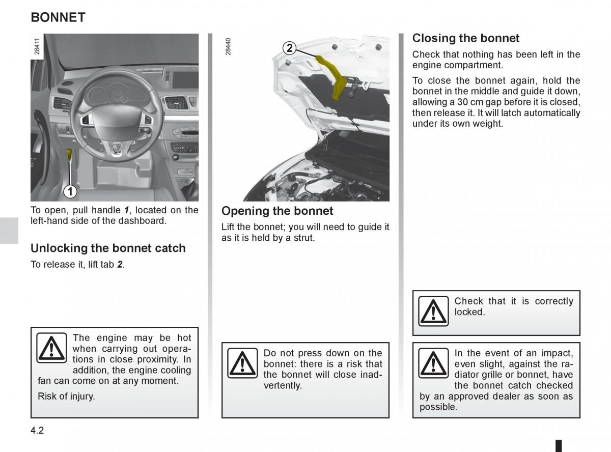 Renault Megane III 3 RS owners manual / page 160