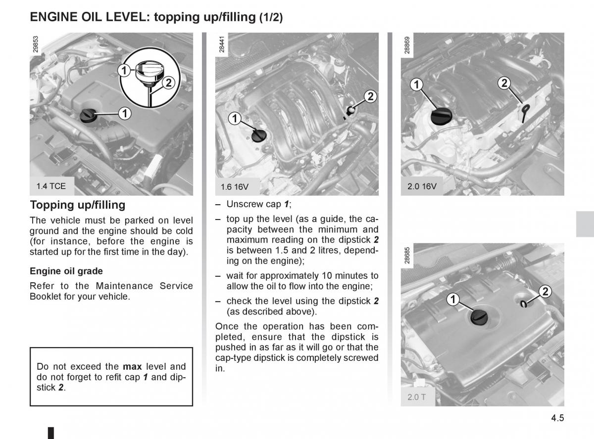 Renault Megane III 3 RS owners manual / page 163