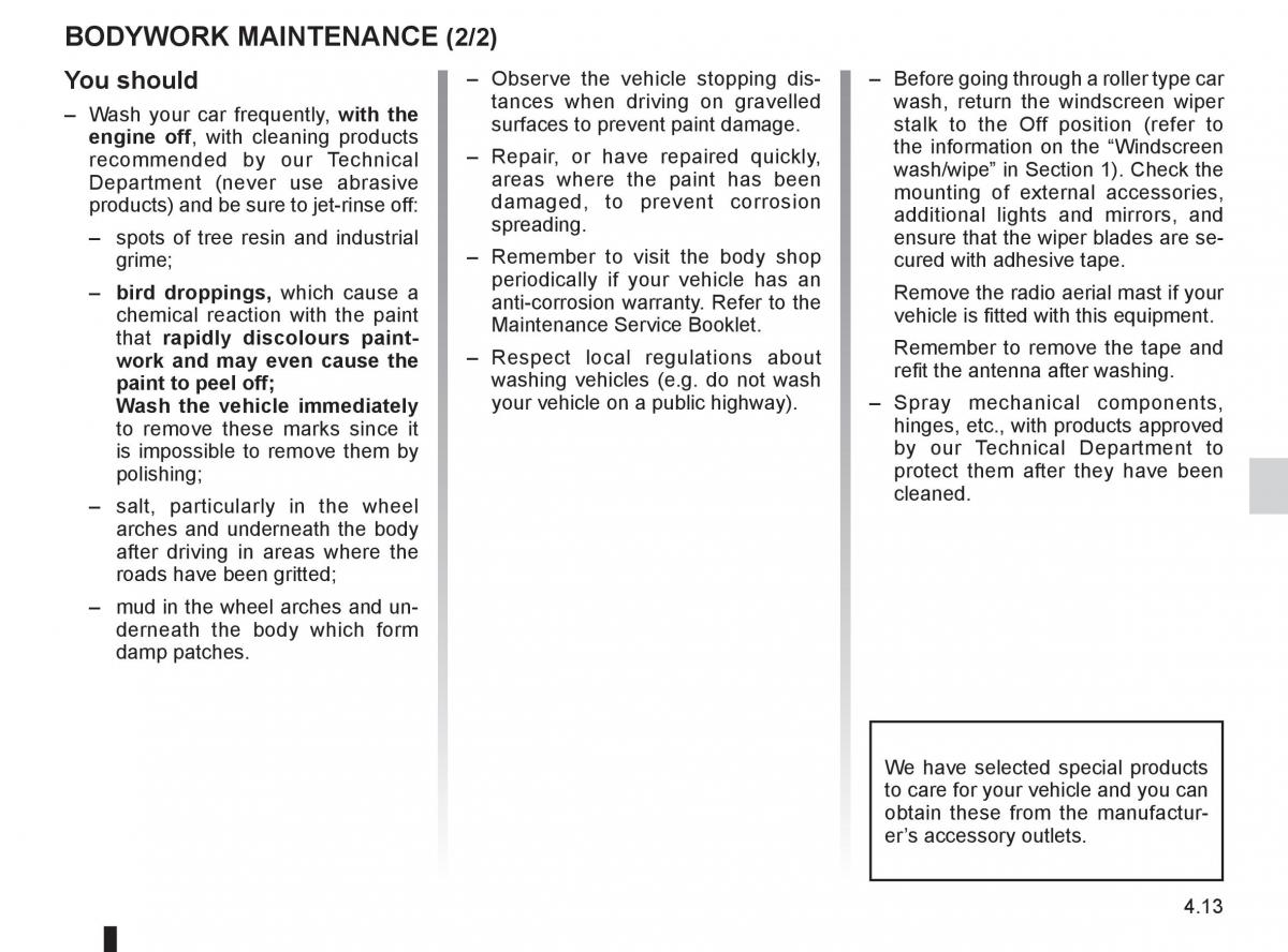 Renault Megane III 3 RS owners manual / page 171