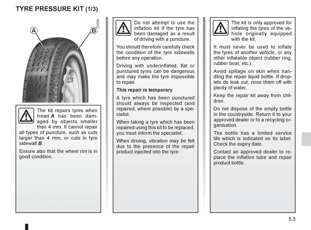 Renault Megane III 3 RS owners manual / page 175